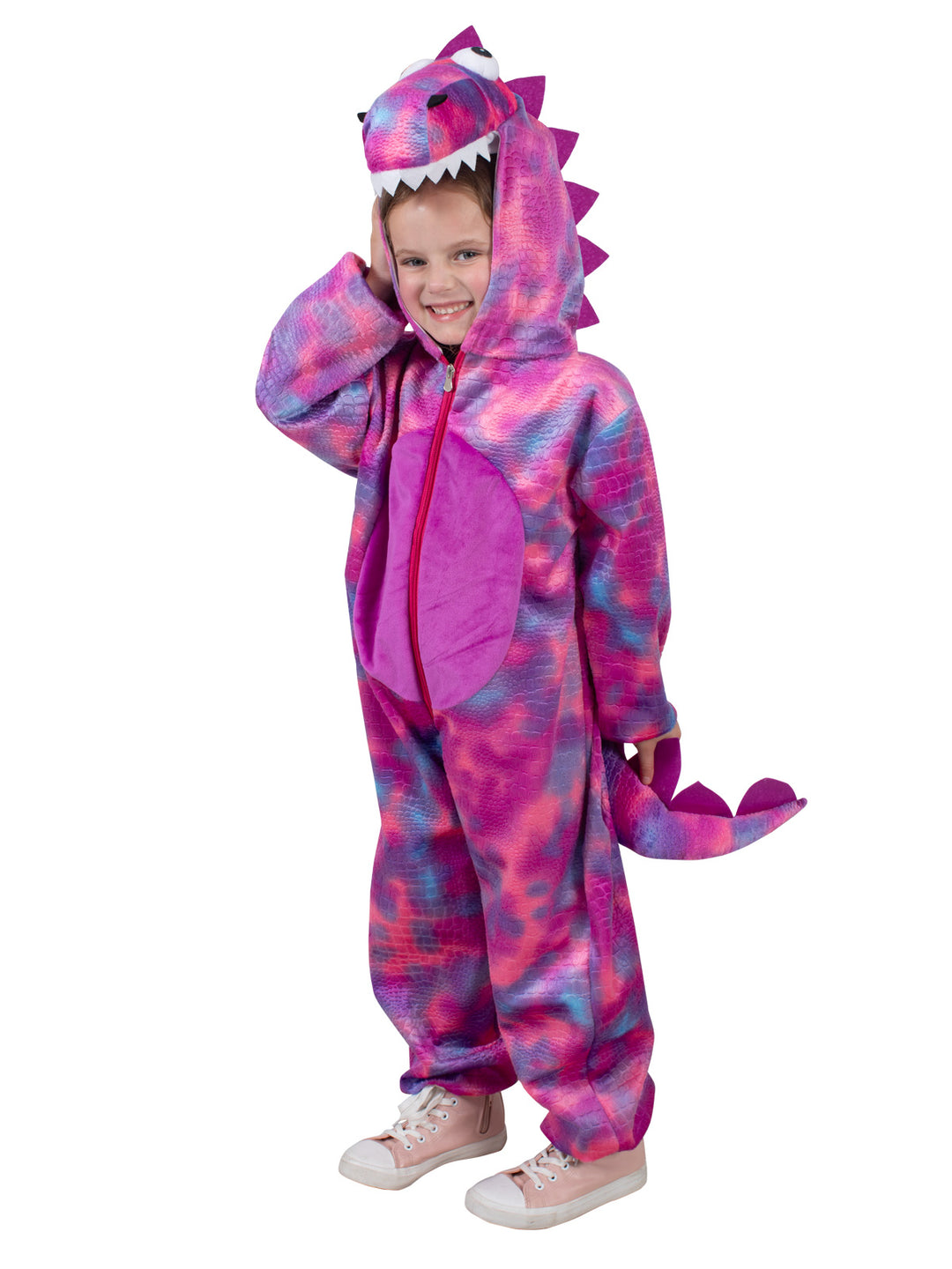 ROARIN’ REX PINK DINOSAUR COSTUME, CHILD - Little Shop of Horrors Costumery & Pop-Culture Emporium - 16 Bennetts Rd Mornington Melbourne - Melbourne's Most Iconic Costume Shop
