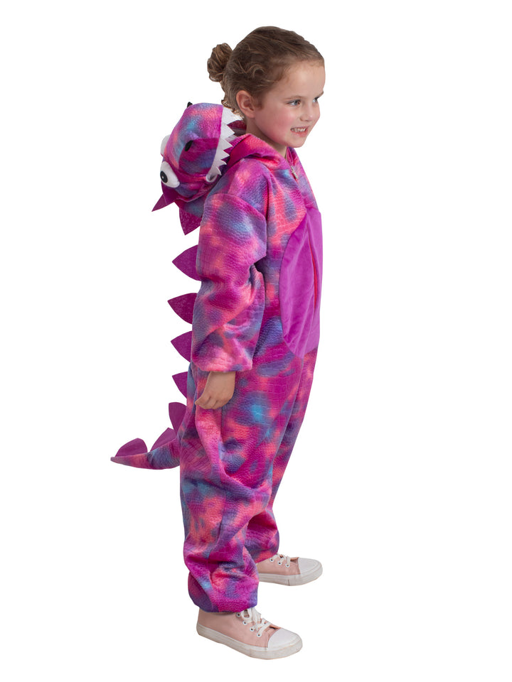 ROARIN’ REX PINK DINOSAUR COSTUME, CHILD - Little Shop of Horrors Costumery & Pop-Culture Emporium - 16 Bennetts Rd Mornington Melbourne - Melbourne's Most Iconic Costume Shop