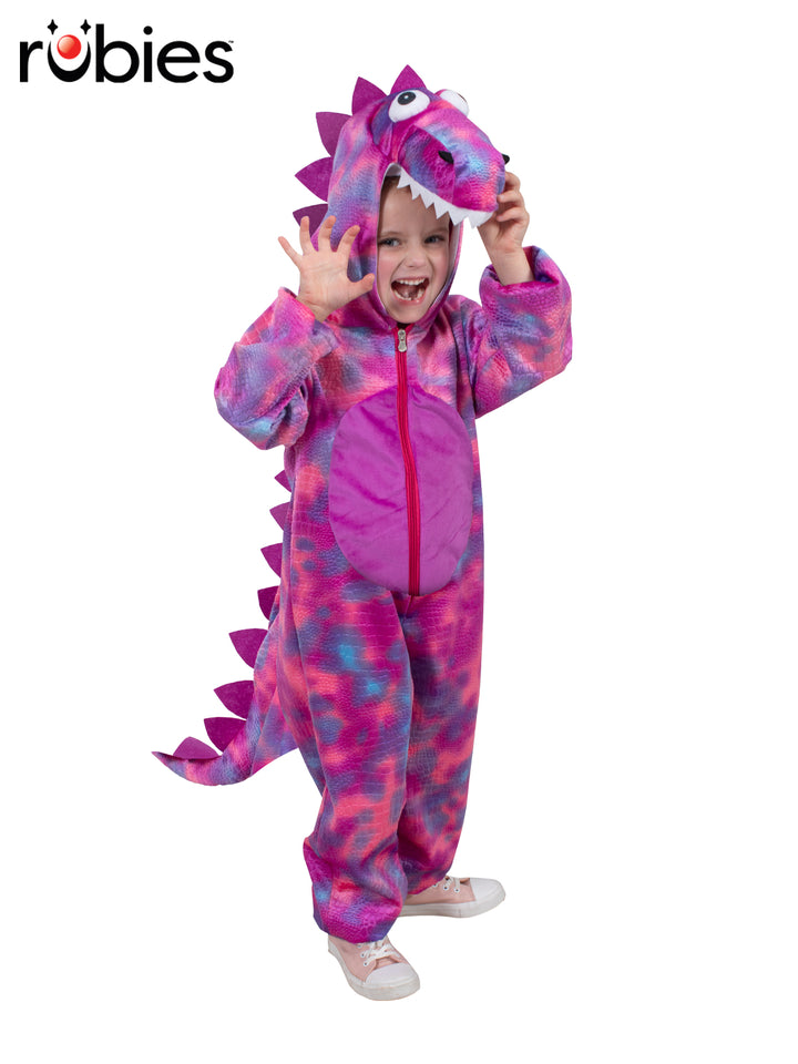 ROARIN’ REX PINK DINOSAUR COSTUME, CHILD - Little Shop of Horrors Costumery & Pop-Culture Emporium - 16 Bennetts Rd Mornington Melbourne - Melbourne's Most Iconic Costume Shop