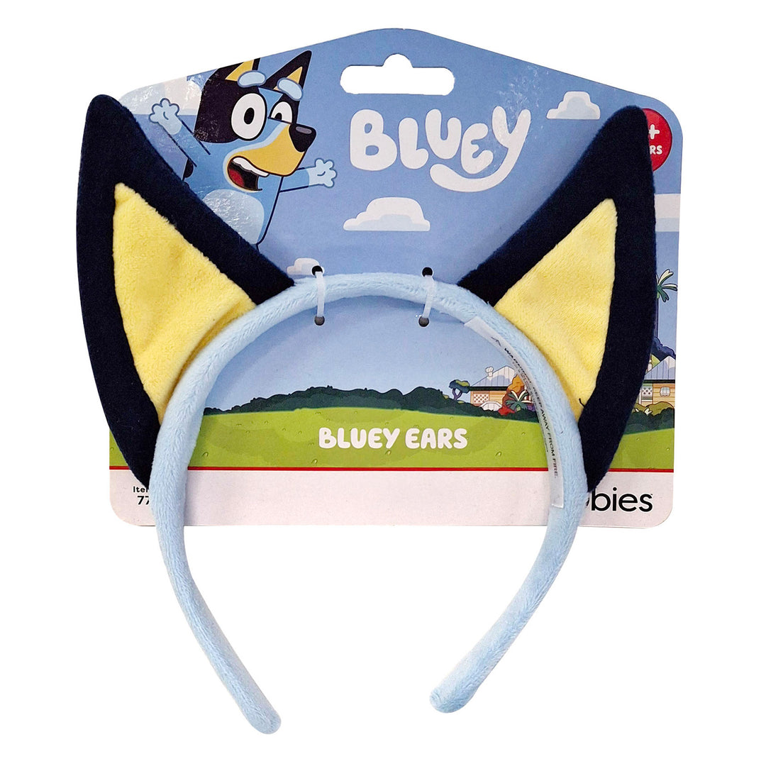 BLUEY PLUSH EARS HEADBAND – CHILD - Little Shop of Horrors Costumery & Pop-Culture Emporium - 16 Bennetts Rd Mornington Melbourne - Melbourne's Most Iconic Costume Shop