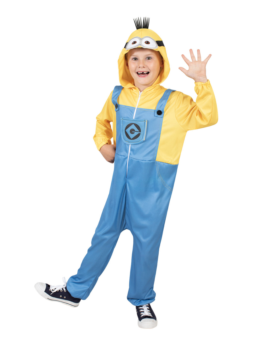 MINION DESPICABLE ME 4 JUMPSUIT, CHILD - Little Shop of Horrors Costumery & Pop-Culture Emporium - 16 Bennetts Rd Mornington Melbourne - Melbourne's Most Iconic Costume Shop