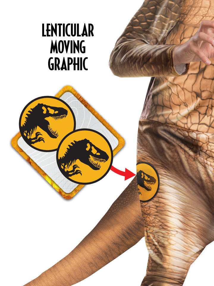 T-REX DELUXE LENTICULAR COSTUME, CHILD - Little Shop of Horrors