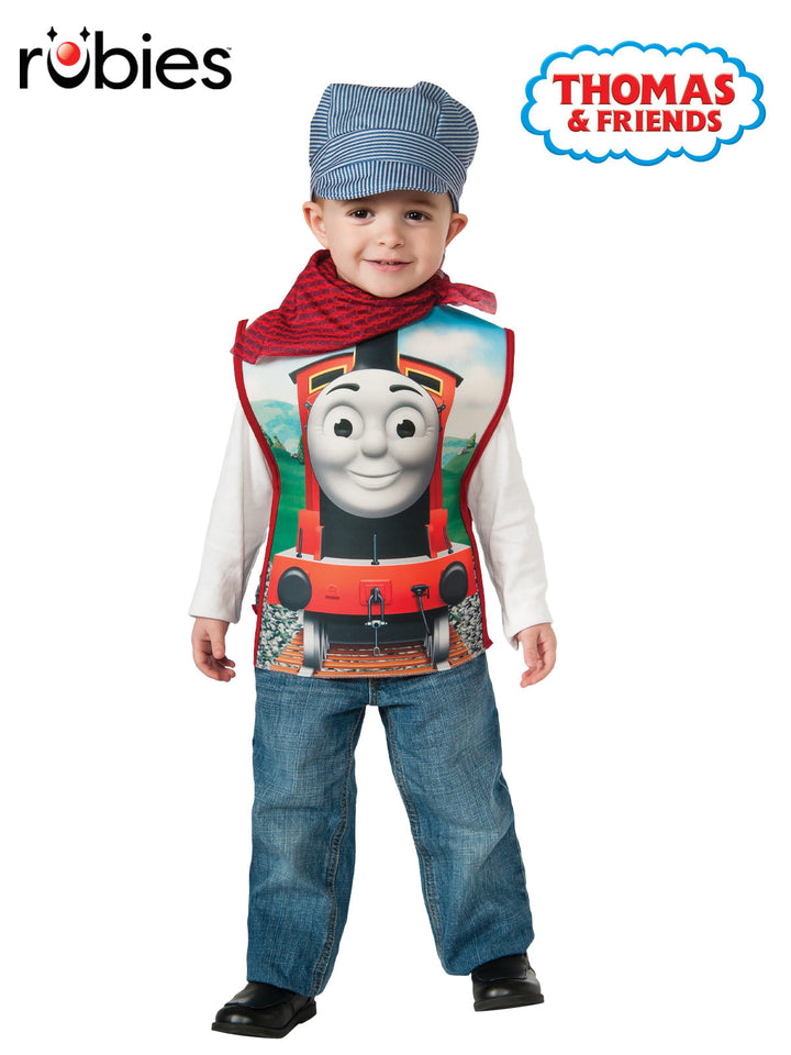 JAMES – THOMAS THE TANK ENGINE COSTUME, CHILD - Little Shop of Horrors Costumery & Pop-Culture Emporium - 16 Bennetts Rd Mornington Melbourne - Melbourne's Most Iconic Costume Shop
