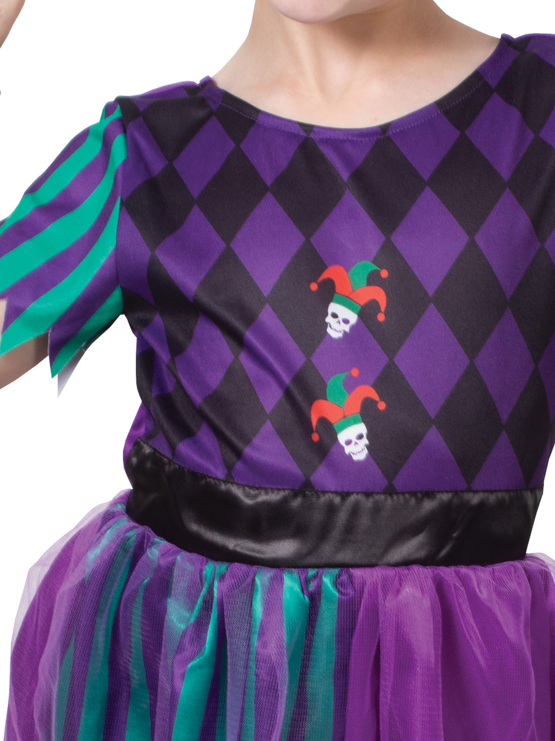 HARLEQUIN JESTER COSTUME, CHILD - Little Shop of Horrors Costumery & Pop-Culture Emporium - 16 Bennetts Rd Mornington Melbourne - Melbourne's Most Iconic Costume Shop