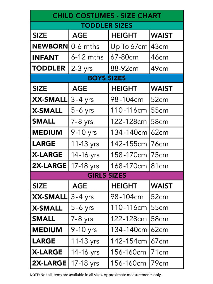 TMNT MULTI TURTLES COSTUME, CHILD - Little Shop of Horrors Costumery & Pop-Culture Emporium - 16 Bennetts Rd Mornington Melbourne