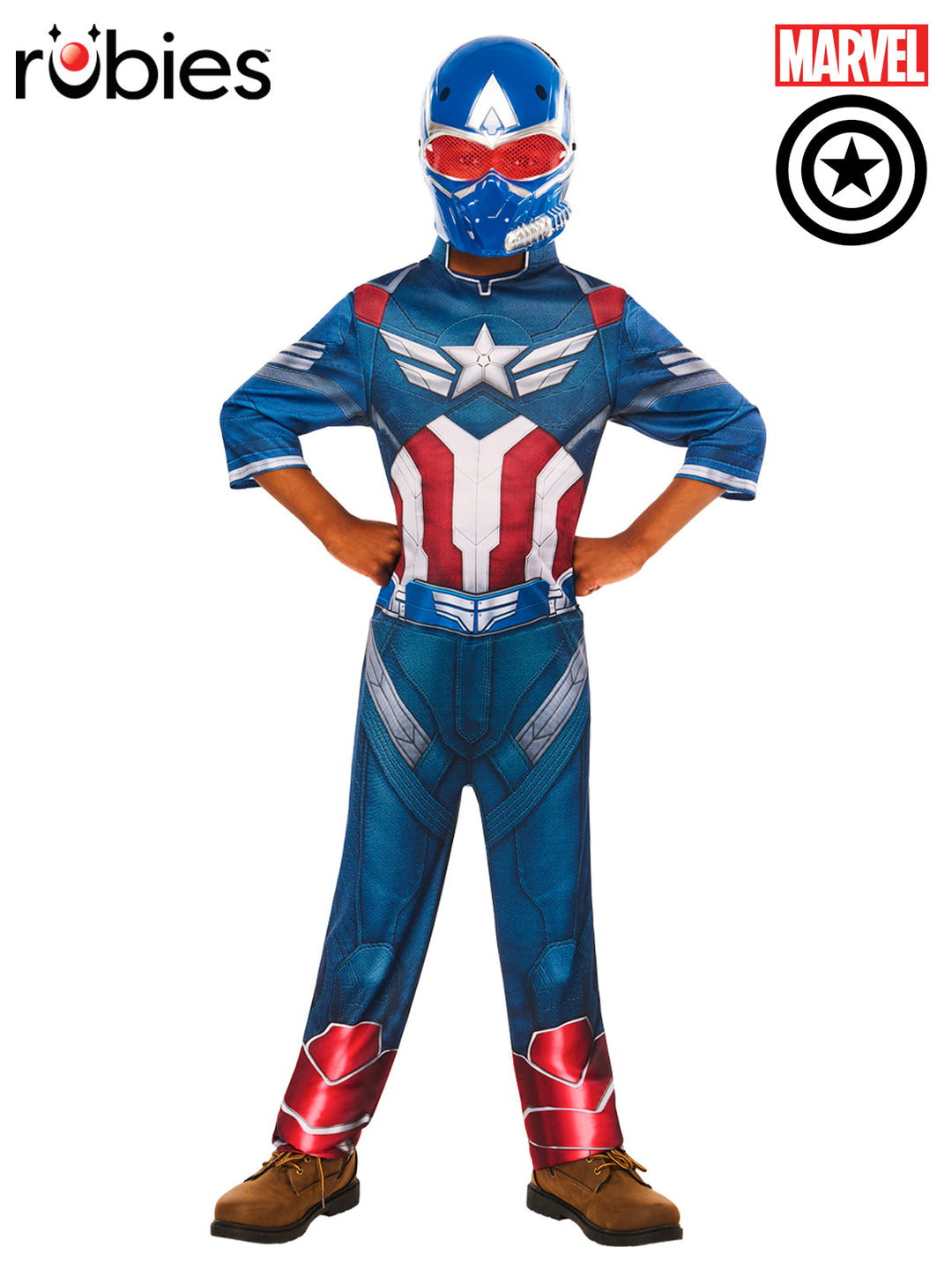 CAPTAIN AMERICA BRAVE NEW WORLD COSTUME, CHILD - Little Shop of Horrors Costumery & Pop-Culture Emporium - 16 Bennetts Rd Mornington Melbourne - Melbourne's Most Iconic Costume Shop