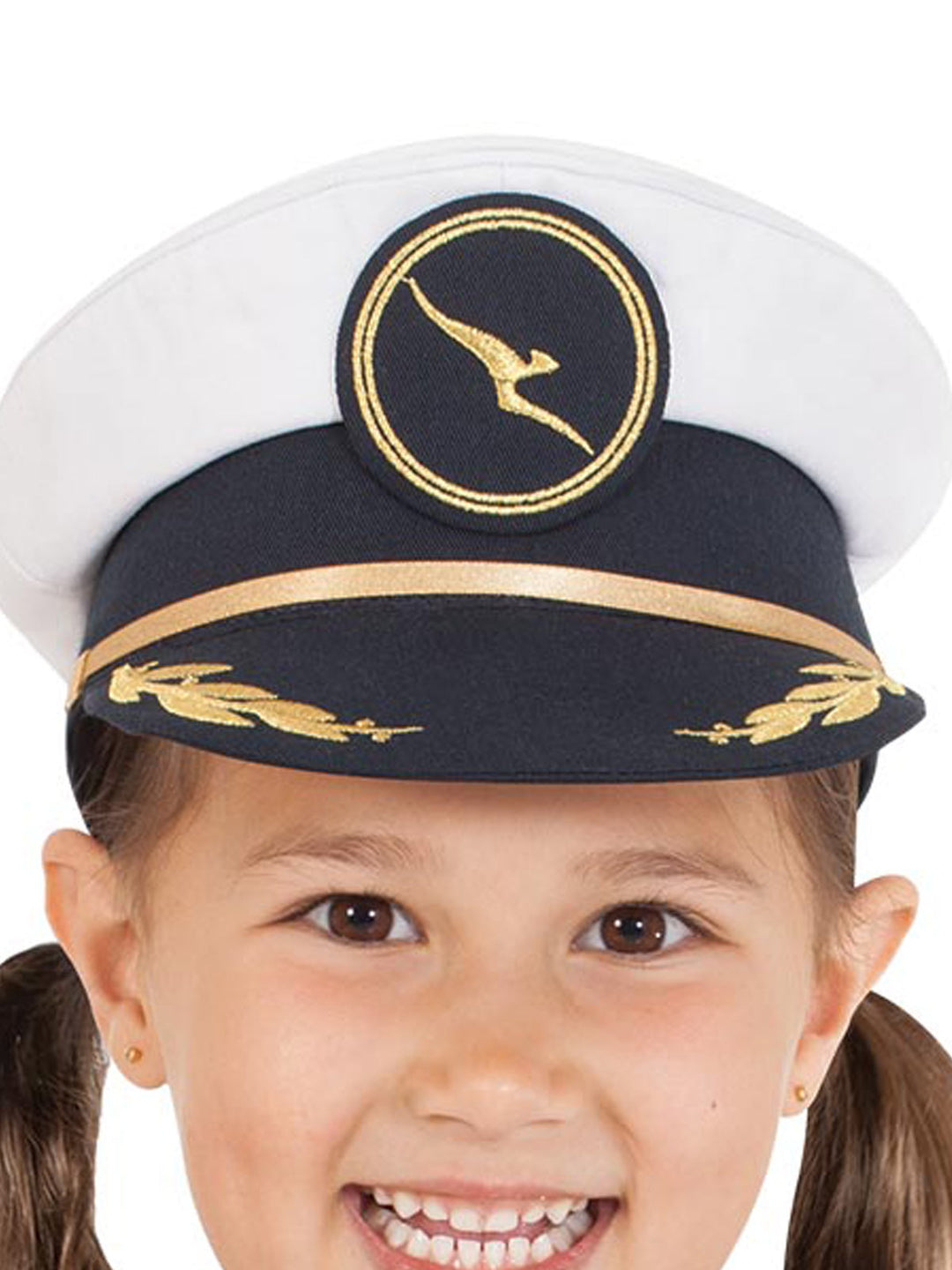 QANTAS PILOT’S HAT – CHILD - Little Shop of Horrors Costumery & Pop-Culture Emporium - 16 Bennetts Rd Mornington Melbourne - Melbourne's Most Iconic Costume Shop