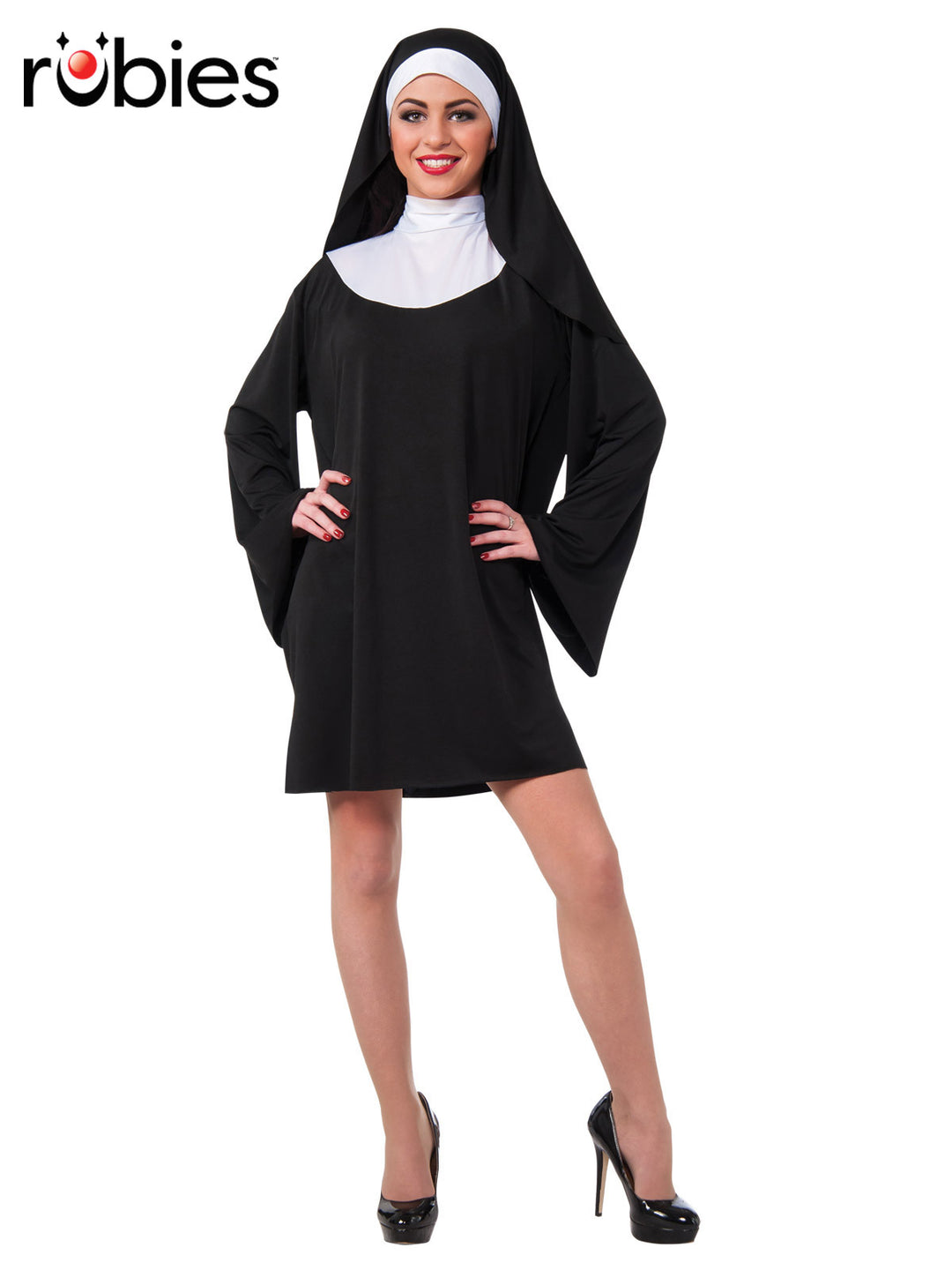 SEXY NUN CLASSIC COSTUME, ADULT - Little Shop of Horrors Costumery & Pop-Culture Emporium - 16 Bennetts Rd Mornington Melbourne - Melbourne's Most Iconic Costume Shop