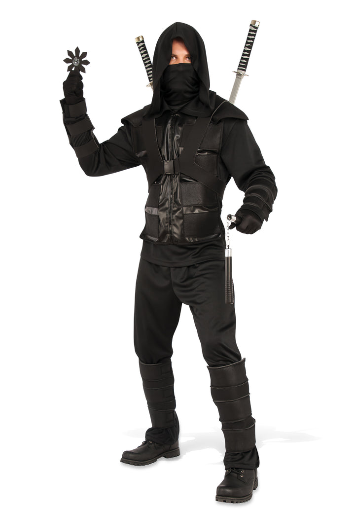 DARK NINJA COSTUME, ADULT - Little Shop of Horrors Costumery & Pop-Culture Emporium - 16 Bennetts Rd Mornington Melbourne - Melbourne's Most Iconic Costume Shop