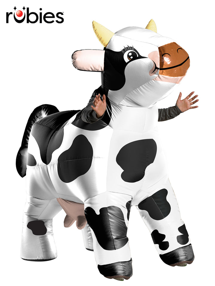MOO MOO THE INFLATABLE COW COSTUME, ADULT - Little Shop of Horrors Costumery & Pop-Culture Emporium - 16 Bennetts Rd Mornington Melbourne - Melbourne's Most Iconic Costume Shop