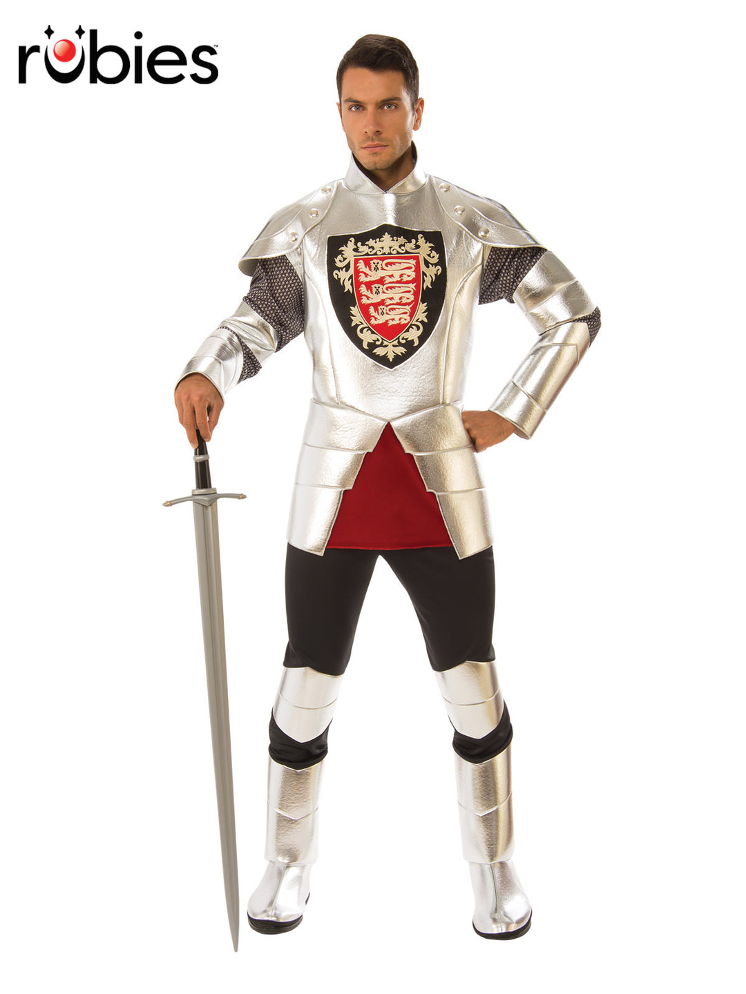 SILVER KNIGHT COSTUME, ADULT - Little Shop of Horrors Costumery & Pop-Culture Emporium - 16 Bennetts Rd Mornington Melbourne - Melbourne's Most Iconic Costume Shop
