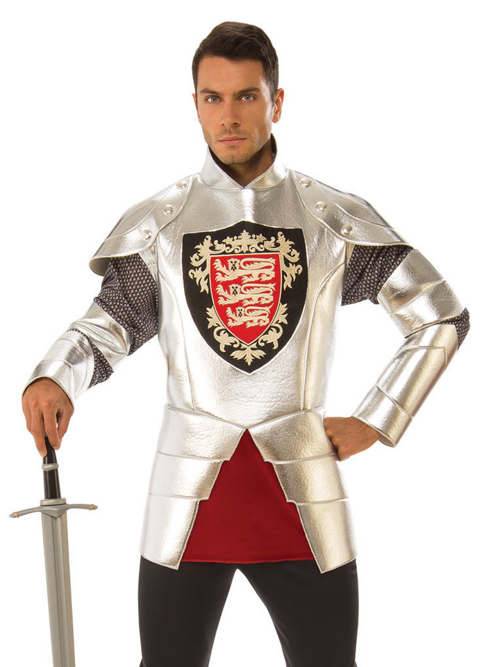 SILVER KNIGHT COSTUME, ADULT - Little Shop of Horrors Costumery & Pop-Culture Emporium - 16 Bennetts Rd Mornington Melbourne - Melbourne's Most Iconic Costume Shop