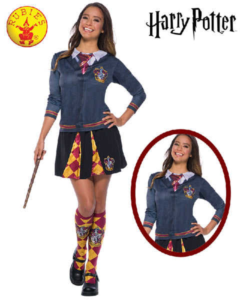 GRYFFINDOR COSTUME TOP, ADULT - Little Shop of Horrors