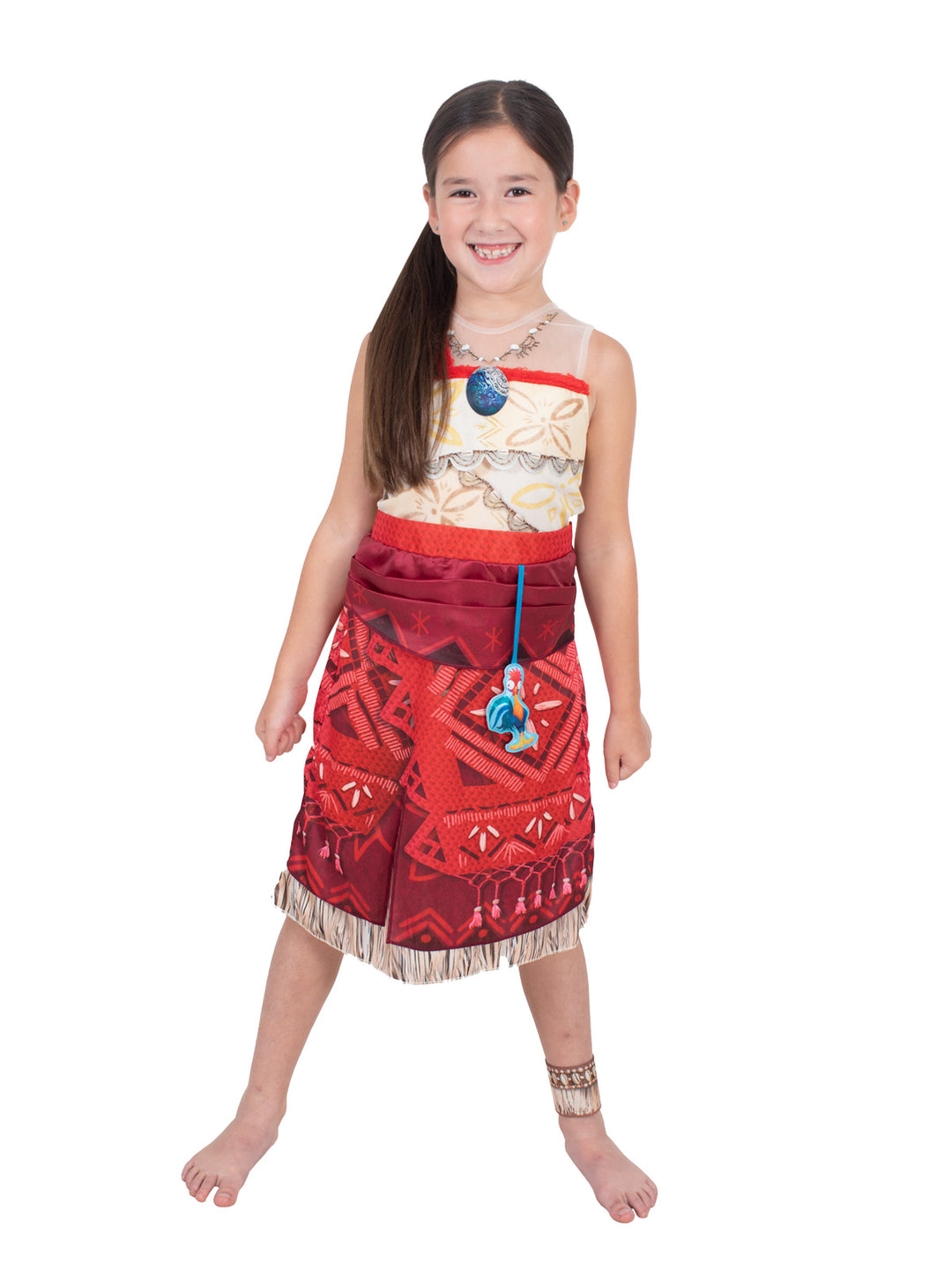 MOANA DELUXE COSTUME WITH HEIHEI ACCESSORY, CHILD - Little Shop of Horrors Costumery & Pop-Culture Emporium - 16 Bennetts Rd Mornington Melbourne - Melbourne's Most Iconic Costume Shop