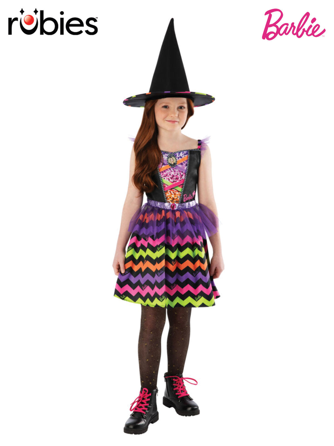 BARBIE WITCH COLOURFUL COSTUME, CHILD - Little Shop of Horrors Costumery & Pop-Culture Emporium - 16 Bennetts Rd Mornington Melbourne - Melbourne's Most Iconic Costume Shop