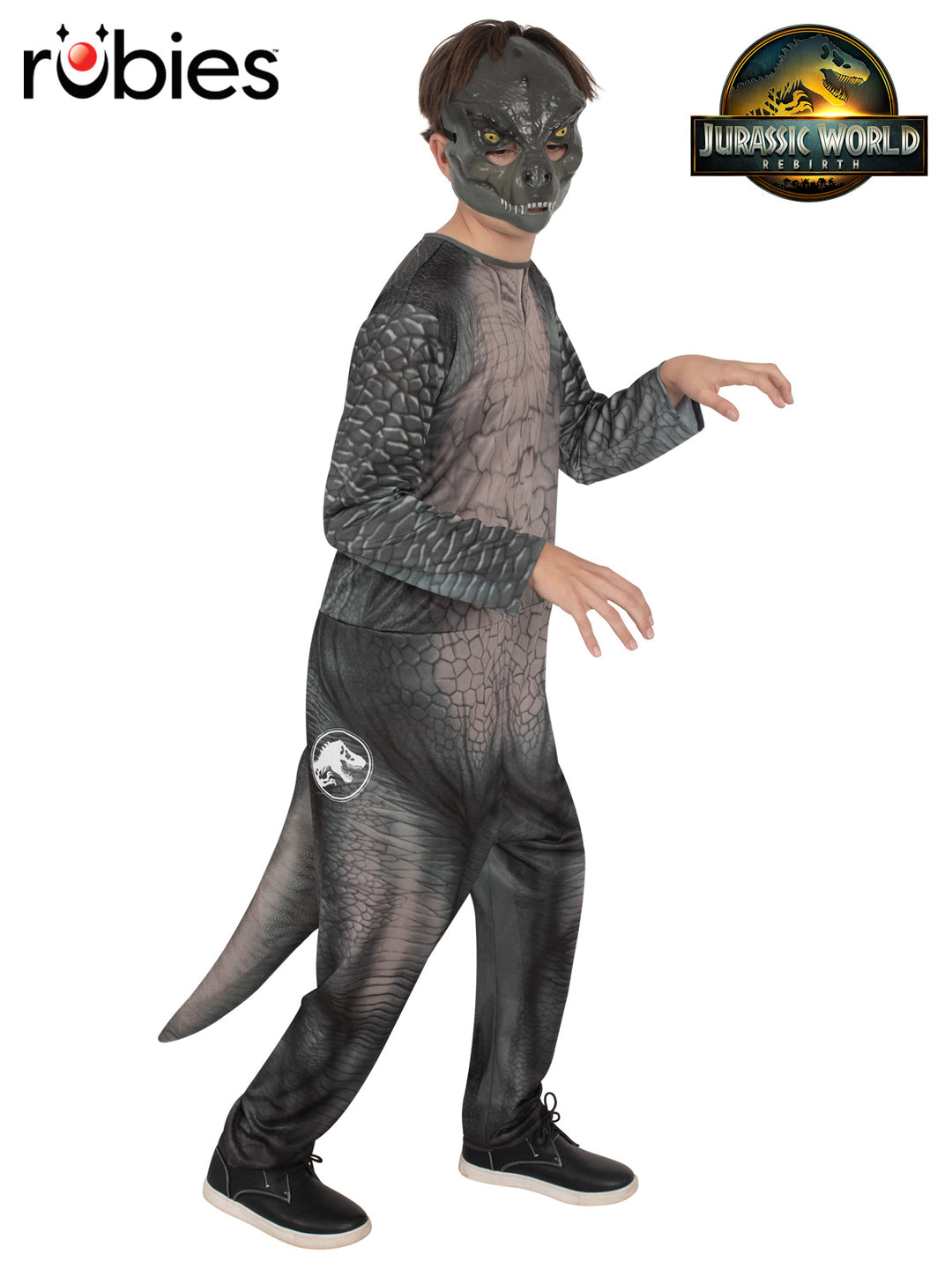 T-REX JURASSIC WORLD REBIRTH COSTUME, CHILD - Little Shop of Horrors Costumery & Pop-Culture Emporium - 16 Bennetts Rd Mornington Melbourne - Melbourne's Most Iconic Costume Shop