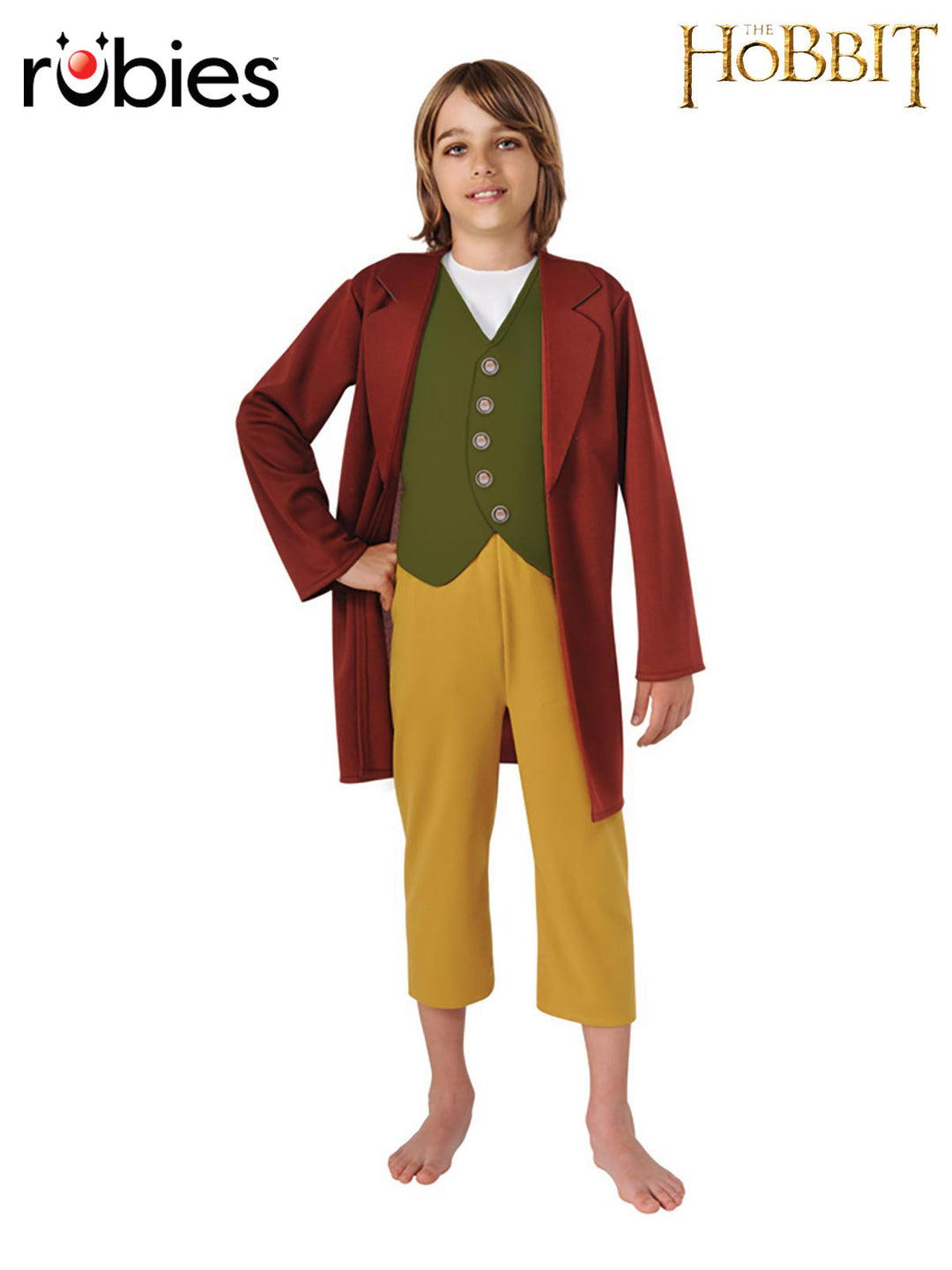BILBO BAGGINS DELUXE COSTUME, CHILD - Little Shop of Horrors Costumery & Pop-Culture Emporium - 16 Bennetts Rd Mornington Melbourne - Melbourne's Most Iconic Costume Shop
