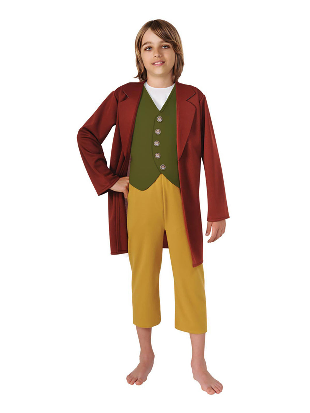BILBO BAGGINS DELUXE COSTUME, CHILD - Little Shop of Horrors Costumery & Pop-Culture Emporium - 16 Bennetts Rd Mornington Melbourne - Melbourne's Most Iconic Costume Shop