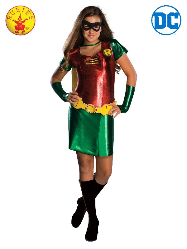 ROBIN TEEN TITANS FEMALE COSTUME, CHILD - Little Shop of Horrors