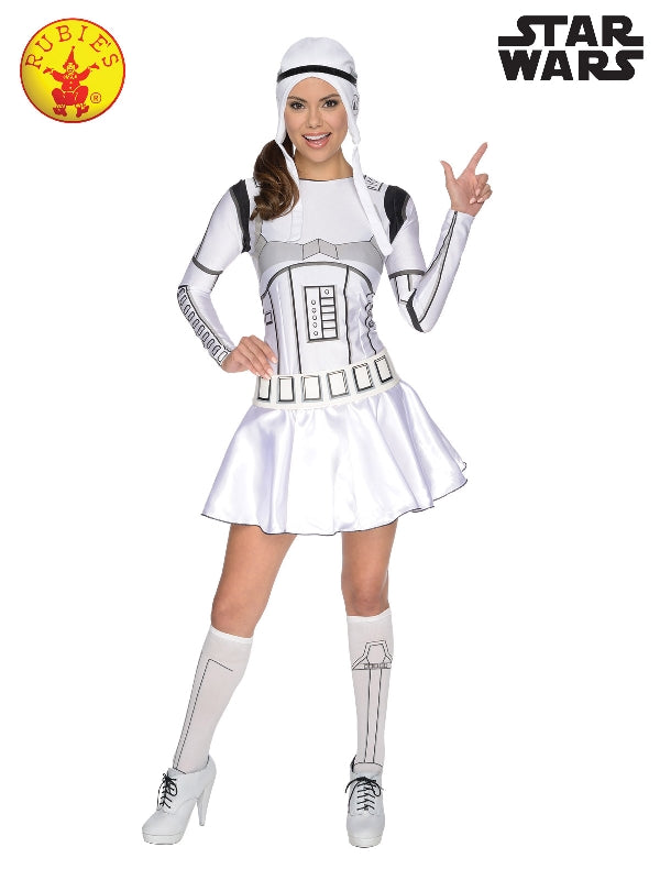 STORMTROOPER FEMALE COSTUME, ADULT - Little Shop of Horrors