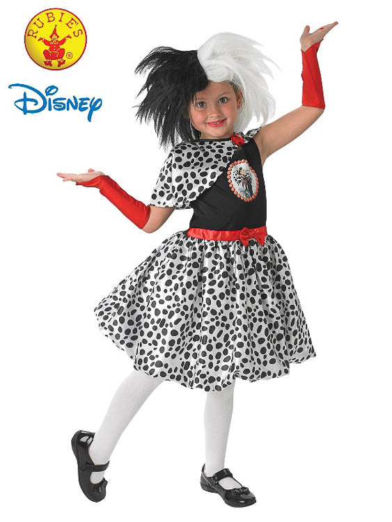 CRUELLA DE VIL DELUXE COSTUME, CHILD - Little Shop of Horrors