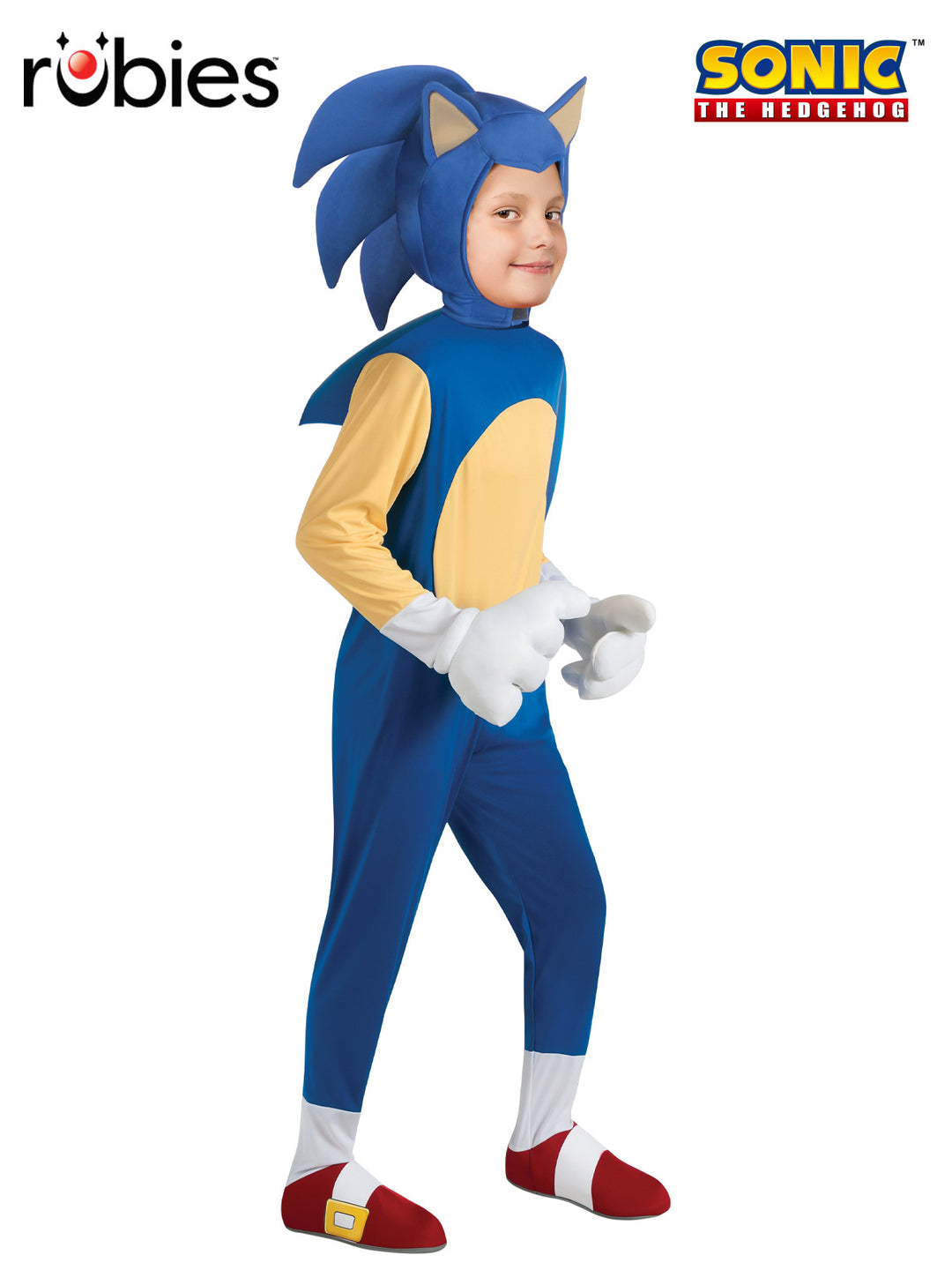 SONIC THE HEDGEHOG DELUXE COSTUME, CHILD - Little Shop of Horrors Costumery & Pop-Culture Emporium - 16 Bennetts Rd Mornington Melbourne - Melbourne's Most Iconic Costume Shop