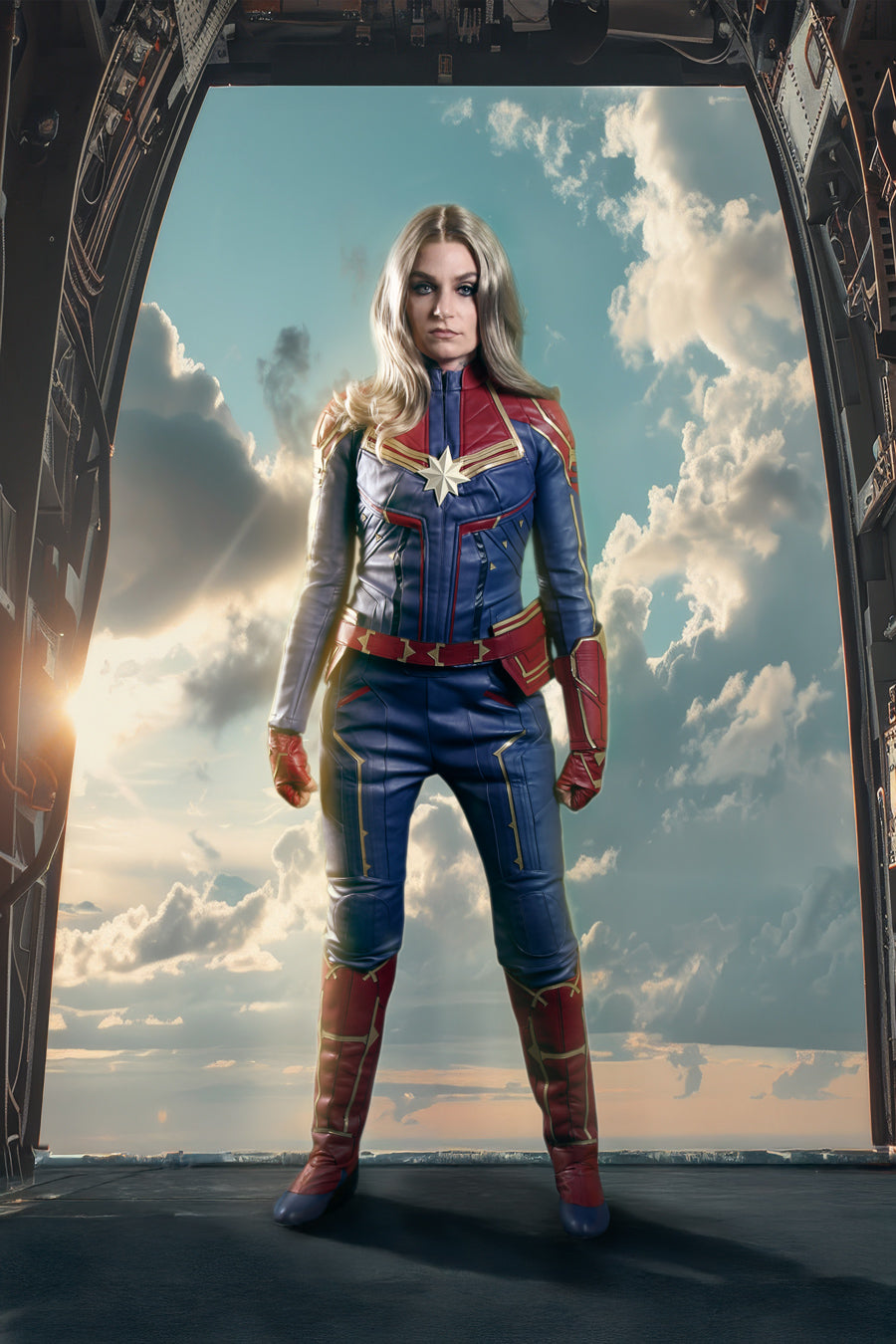 Captain Marvel Costume Hire Little Shop of Horrors Costumery & Pop-Culture Emporium Mornington Melbourne