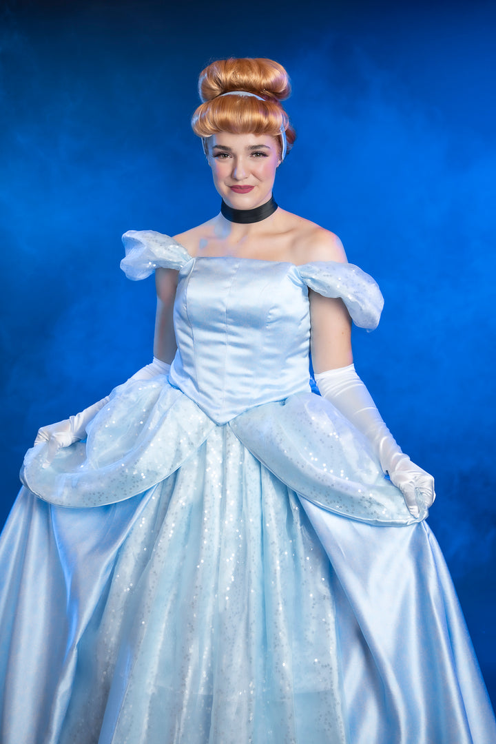 Cinderella inspired by the Disney classic animated film Costume Hire or Cosplay, plus Makeup and Photography. Proudly by and available at, Little Shop of Horrors Costumery 6/1 Watt Rd Mornington & Melbourne