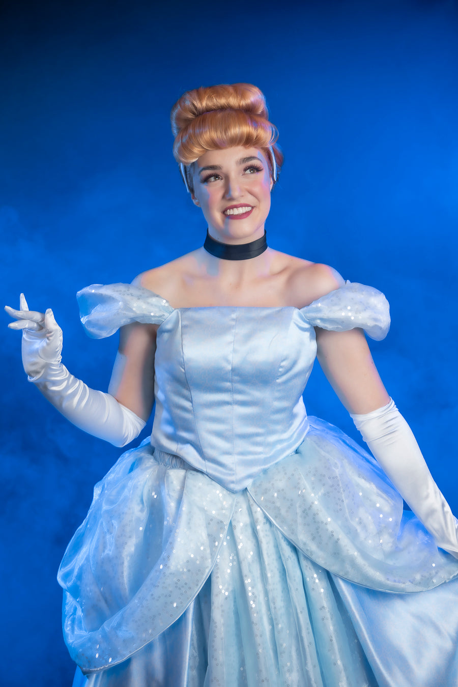 Cinderella inspired by the Disney classic animated film Costume Hire or Cosplay, plus Makeup and Photography. Proudly by and available at, Little Shop of Horrors Costumery 6/1 Watt Rd Mornington & Melbourne