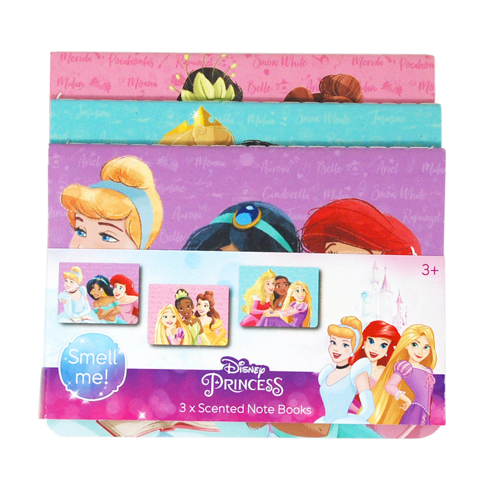 Disney Princess Scented Notebooks Set of 3