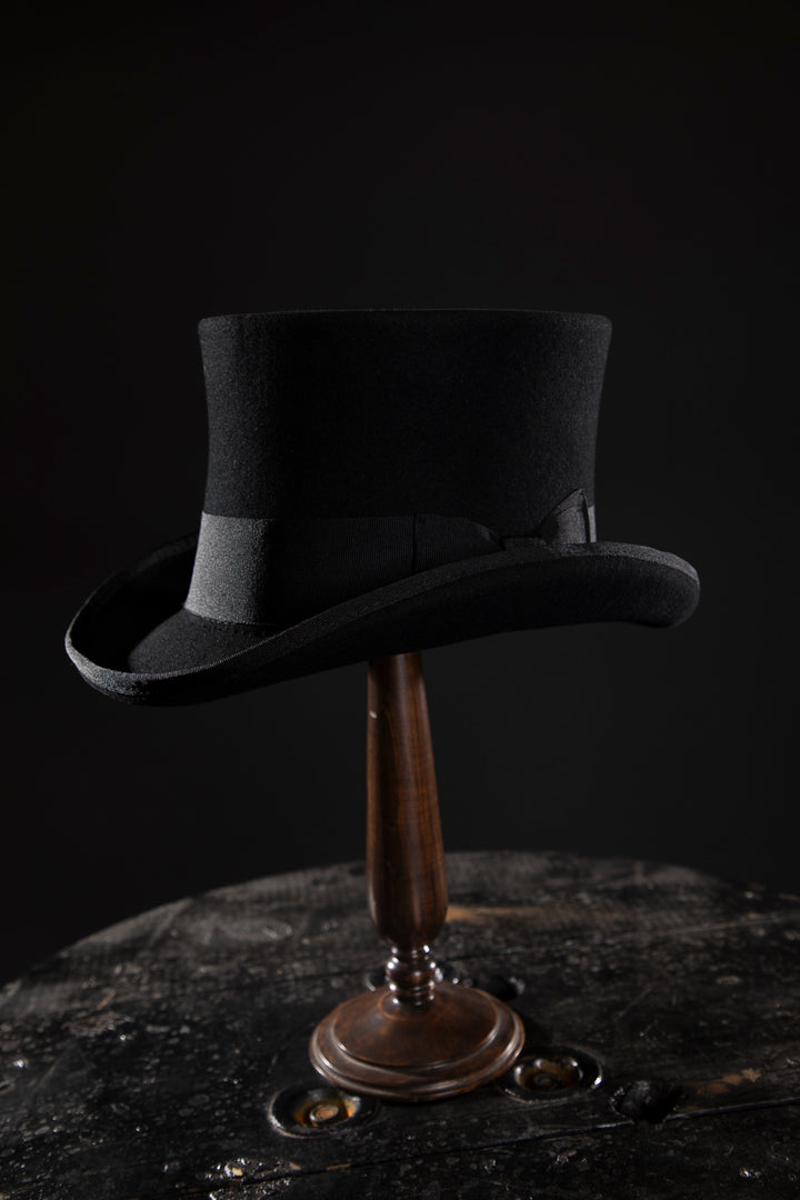 Wool Felt Top Hat - Deluxe, high quality hats for men and women. Our collection of hats including wool felt top hats, fedoras, bowlers, caps, fedoras, trilbys, cloches and more are a wonderful addition to a 1920s Gangster or Gatsby costume, or the perfect fashion accessory. Shop online, or visit our Mornington hat store to see all that we have to offer. 