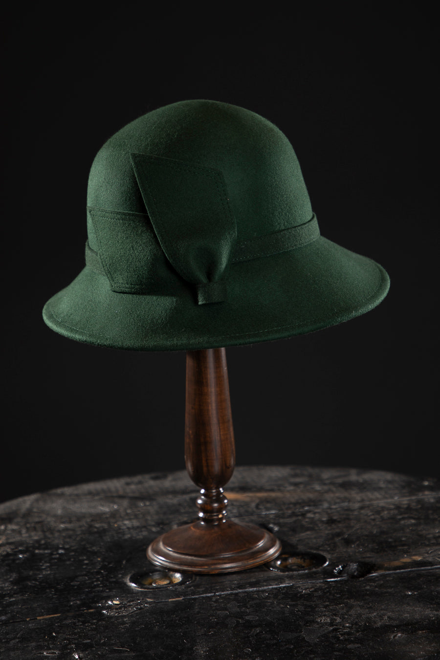 Wool Bell 1920s Cloche - Deluxe, high-quality hats for men and women. Our collection of hats including wool felt top hats, fedoras, bowlers, caps, fedoras, trilbys, cloches and more are a wonderful addition to a 1920s Gangster or Gatsby costume, or the perfect fashion accessory. Shop online, or visit our Mornington hat store to see all that we have to offer.