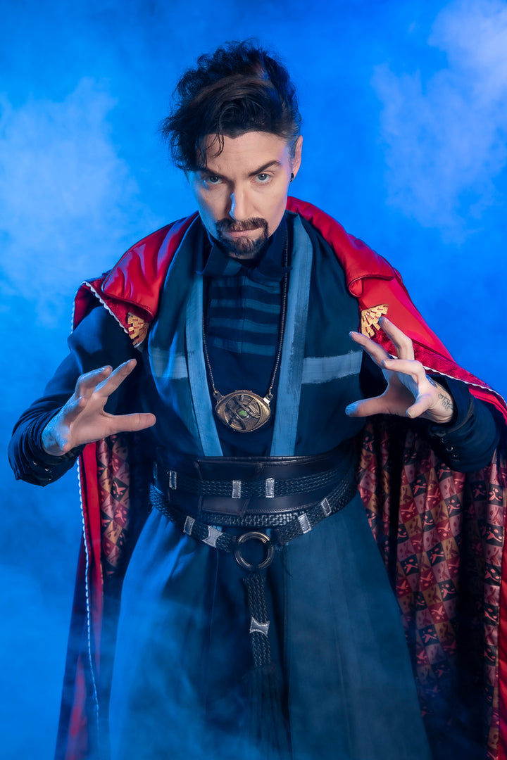 Doctor Strange Avengers Costume Hire or Cosplay, plus Makeup and Photography. Proudly by and available at, Little Shop of Horrors Costumery 6/1 Watt Rd Mornington & Melbourne