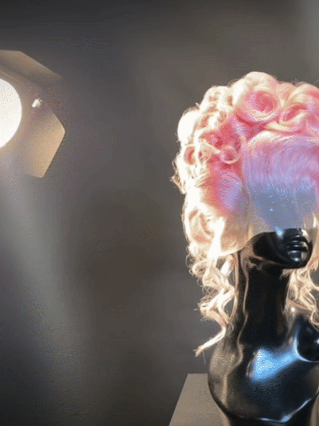 Eleganza Extravaganza double stacked styled lace front drag wig – Rupaul inspired couture wig custom order Melbourne Australia