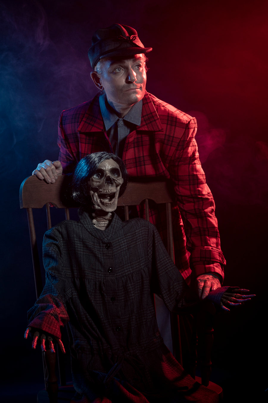 Ed Gein Serial Killer True Crime Costume Hire Makeup and Photography, Little Shop of Horrors Costumery Mornington Melbourne