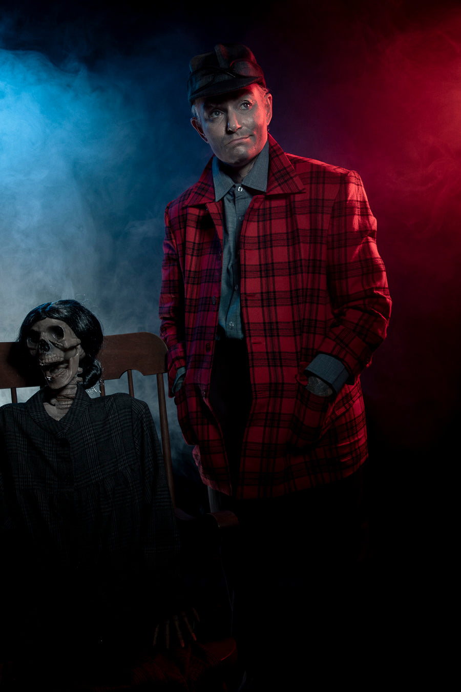 Ed Gein Serial Killer True Crime Costume Hire Makeup and Photography, Little Shop of Horrors Costumery Mornington Melbourne