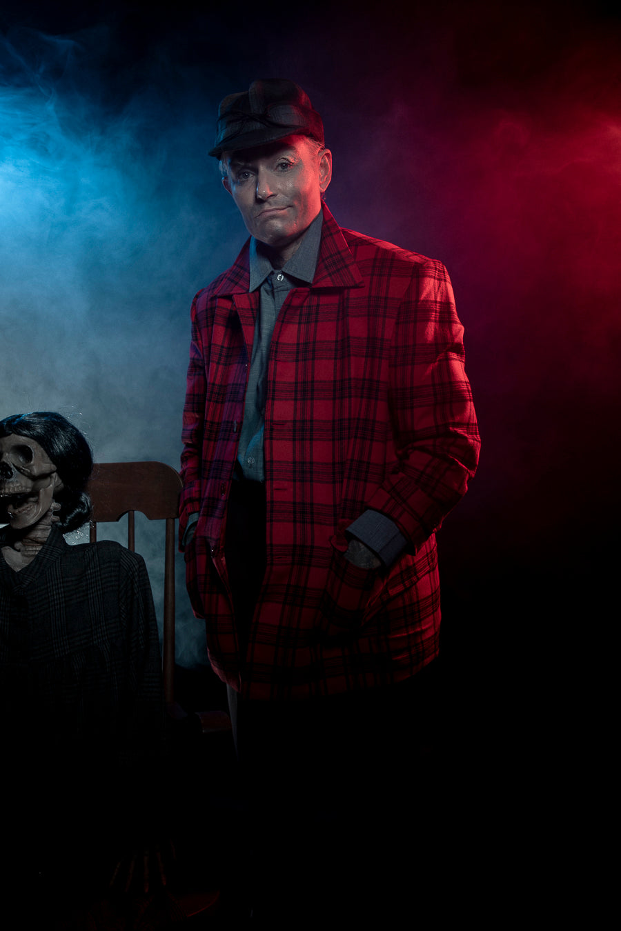 Ed Gein Serial Killer True Crime Costume Hire Makeup and Photography, Little Shop of Horrors Costumery Mornington Melbourne