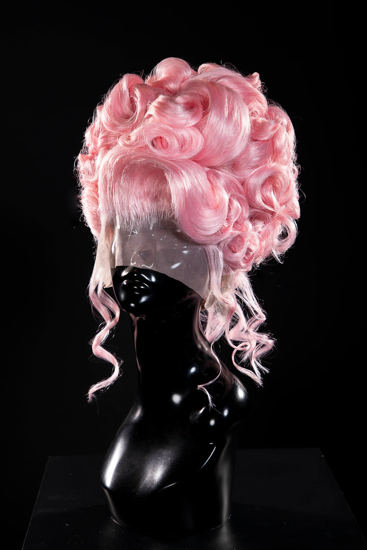 Eleganza Extravaganza double stacked styled lace front drag wig – Rupaul inspired couture wig custom order Melbourne Australia