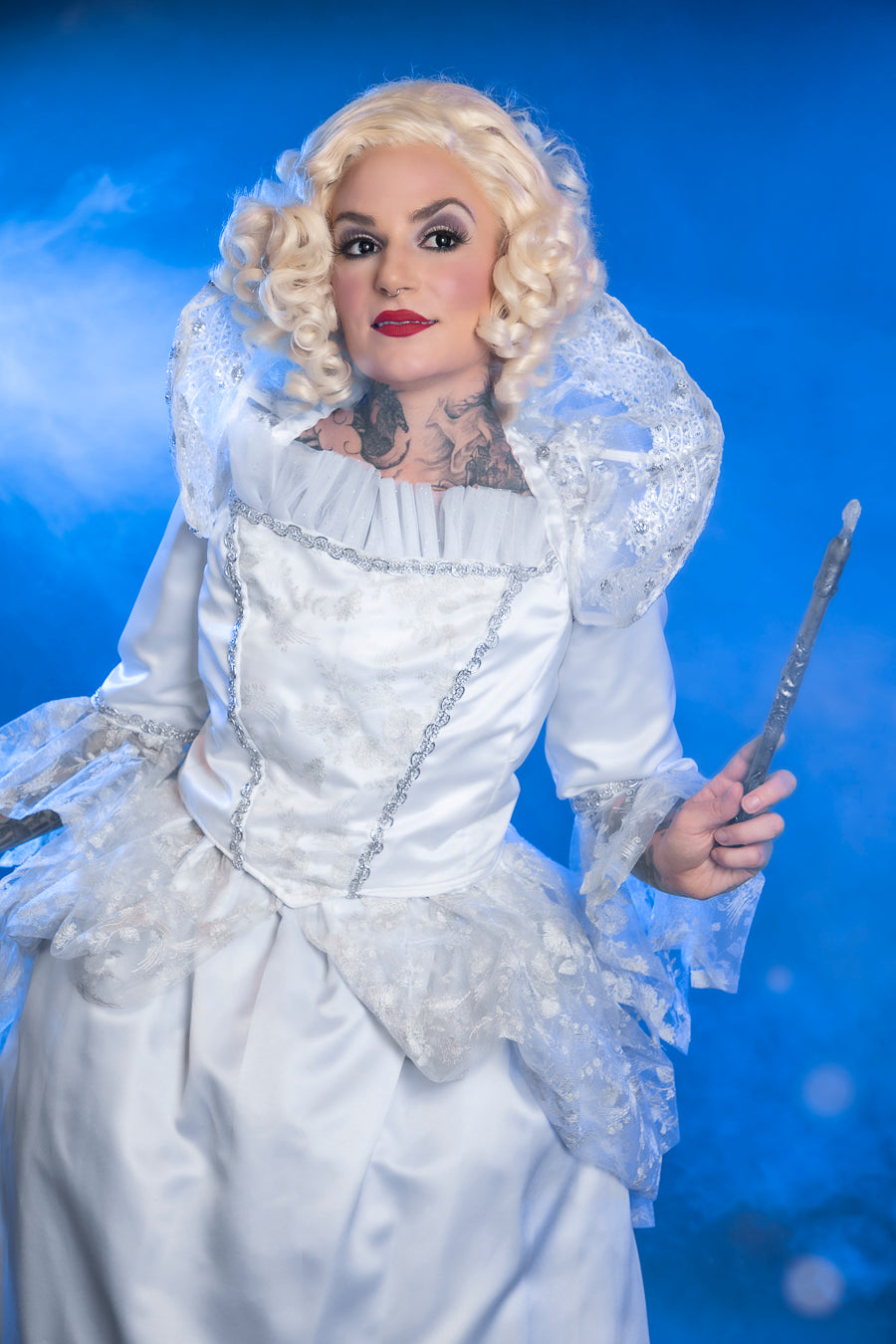 Cinderella Live Action Fairy Godmother Costume Hire or Cosplay, plus Makeup and Photography. Proudly by and available at, Little Shop of Horrors Costumery 6/1 Watt Rd Mornington & Melbourne
