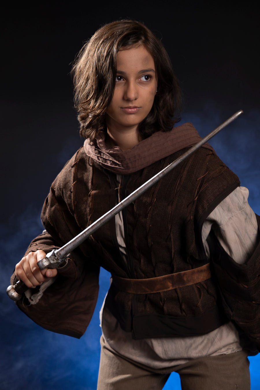 Game of Thrones Arya Stark Costume Hire or Cosplay, plus Makeup and Photography. Proudly by and available at, Little Shop of Horrors Costumery Mornington & Melbourne.