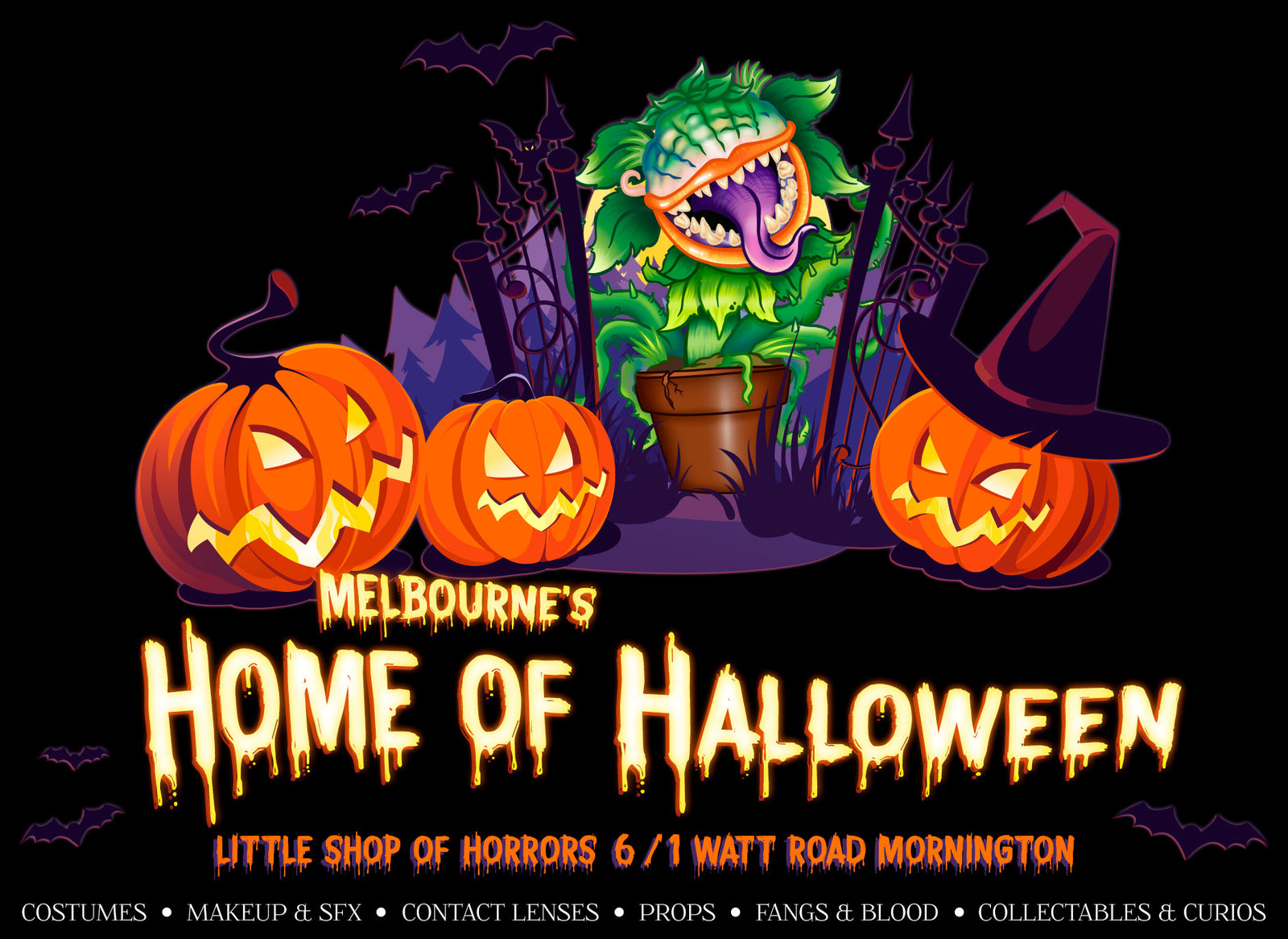 Melbourne's Home of Halloween - The best Halloween Shop in Melbourne - Little Shop of Horrors Costumery & Pop-Culture Emporium