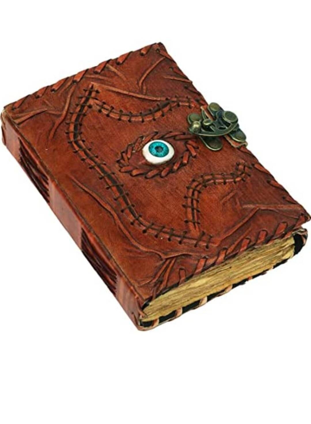 Hocus Pocus Leather Spell Book