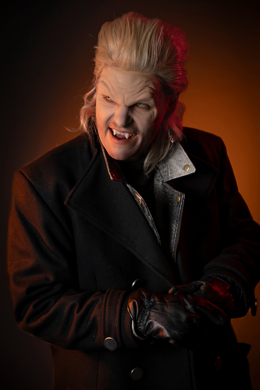 The Lost Boys David 1980s Vampire Costume Hire or Cosplay, plus Makeup and Photography. Proudly by and available at, Little Shop of Horrors Costumery Mornington, Frankston & Melbourne