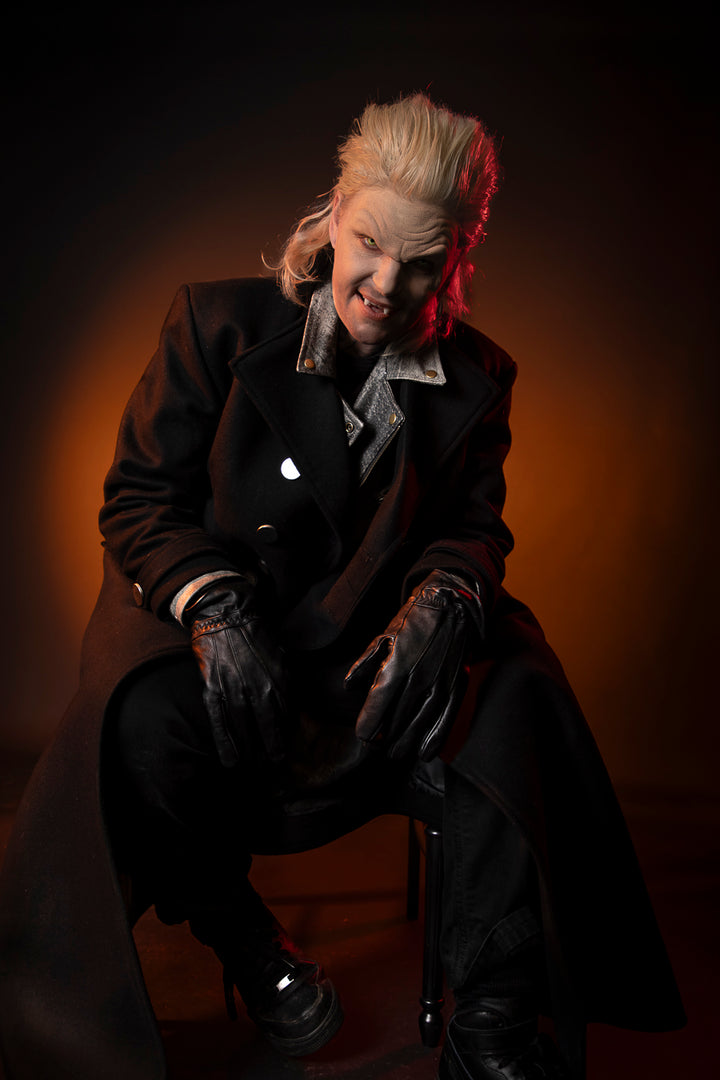 The Lost Boys David 1980s Vampire Costume Hire or Cosplay, plus Makeup and Photography. Proudly by and available at, Little Shop of Horrors Costumery Mornington, Frankston & Melbourne