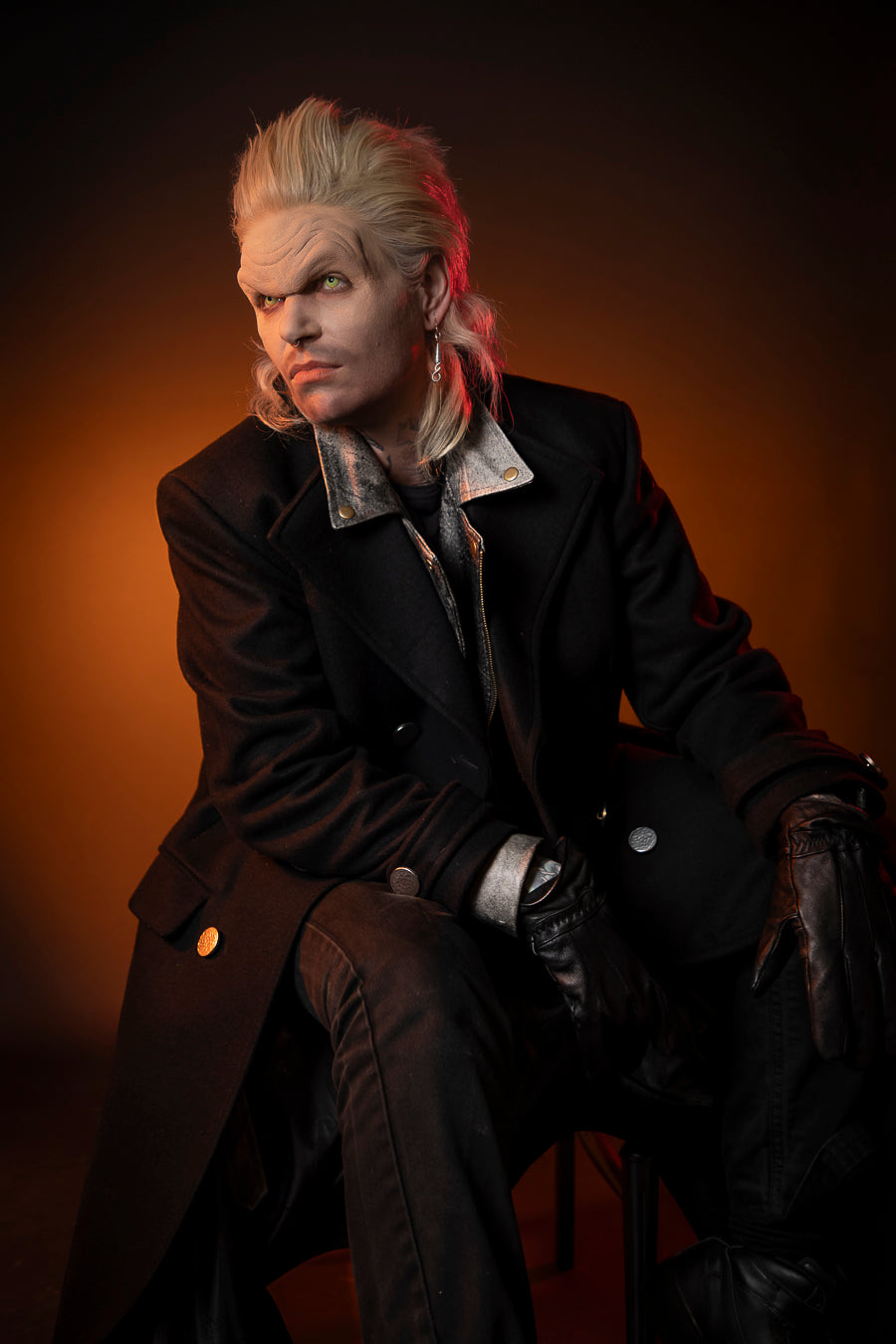 The Lost Boys David 1980s Vampire Costume Hire or Cosplay, plus Makeup and Photography. Proudly by and available at, Little Shop of Horrors Costumery Mornington, Frankston & Melbourne