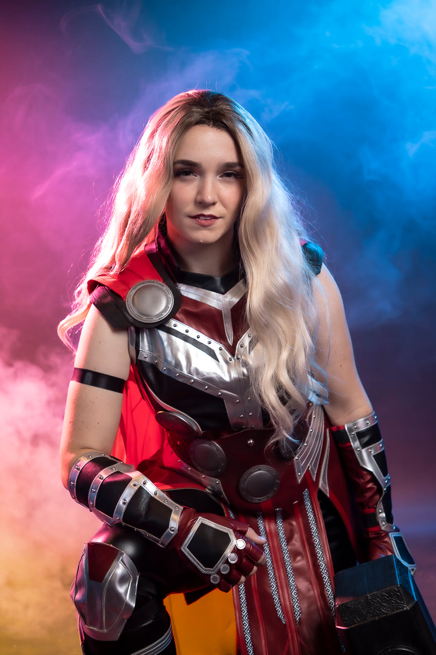 Mighty Thor Costume Hire or Cosplay, plus Makeup and Photography. Proudly by and available at, Little Shop of Horrors Costumery 6/1 Watt Rd Mornington, Frankston & Melbourne