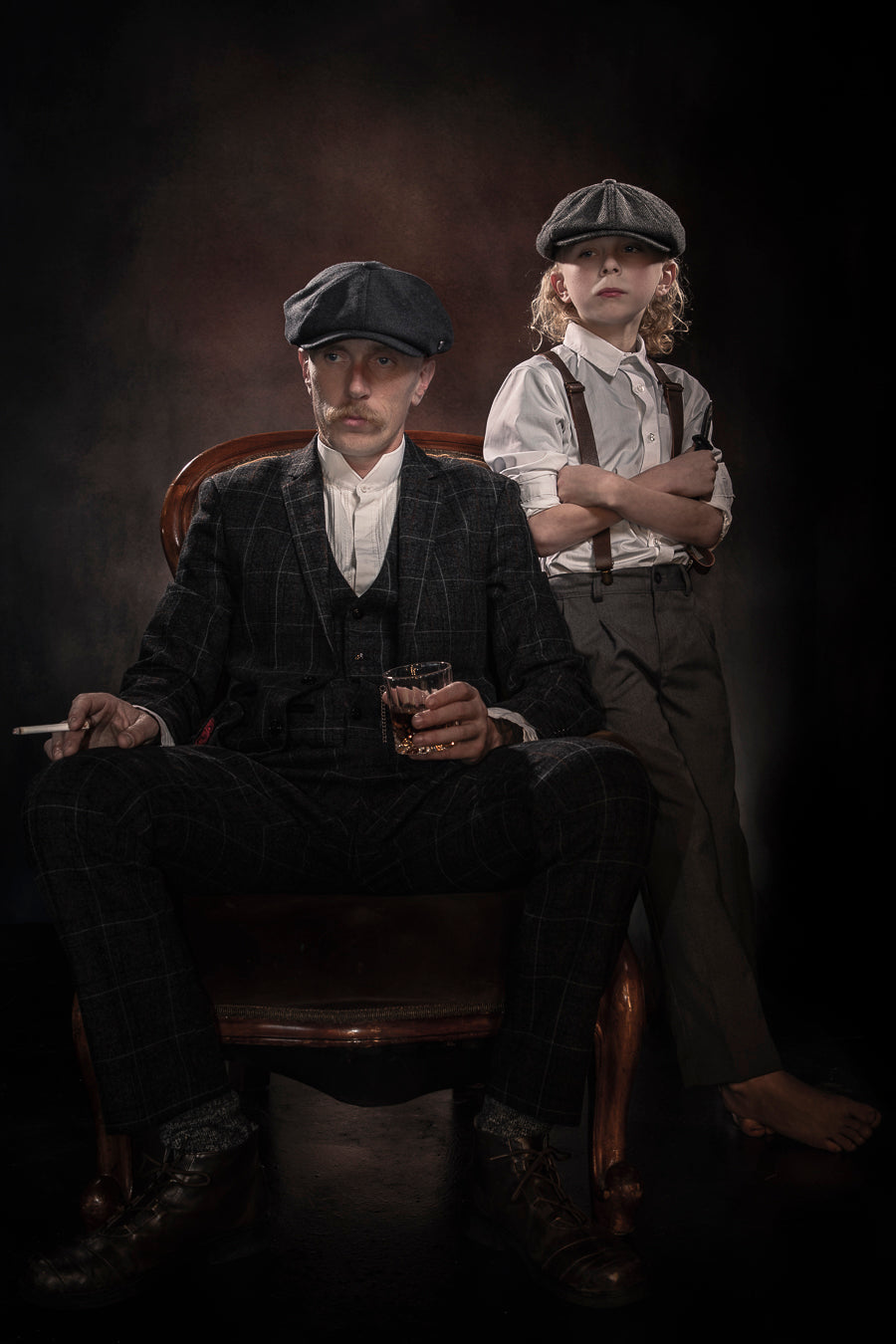 Dad & Lad, Mini & Me Photography Little Shop of Horror Costumery Mornington Melbourne