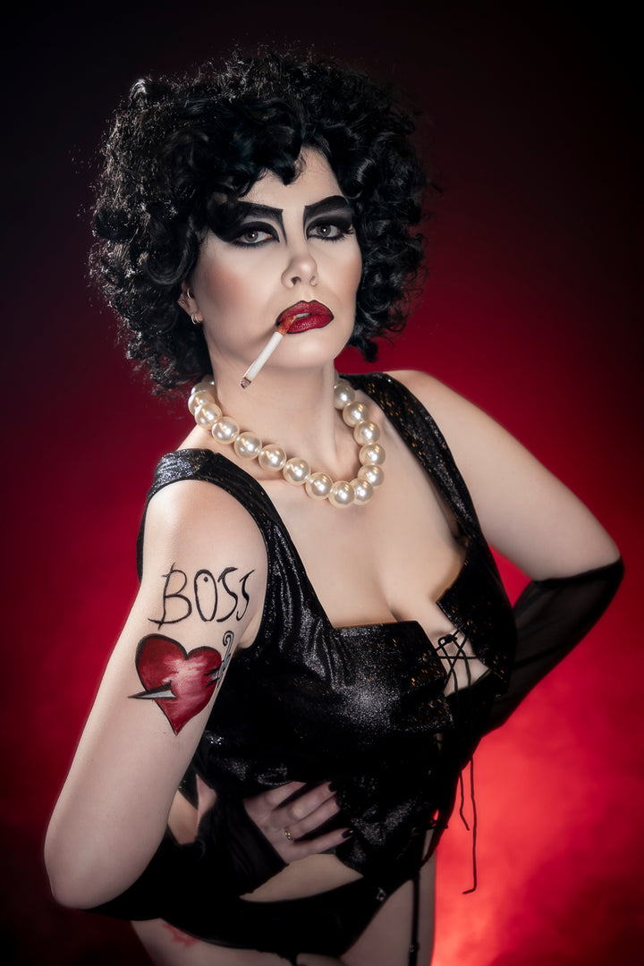 Rocky Horror Picture Show: Frank N Furter - Little Shop of Horrors Costumery & Pop-Culture Emporium - 16 Bennetts Rd Mornington Melbourne - Melbourne's Most Iconic Costume Shop