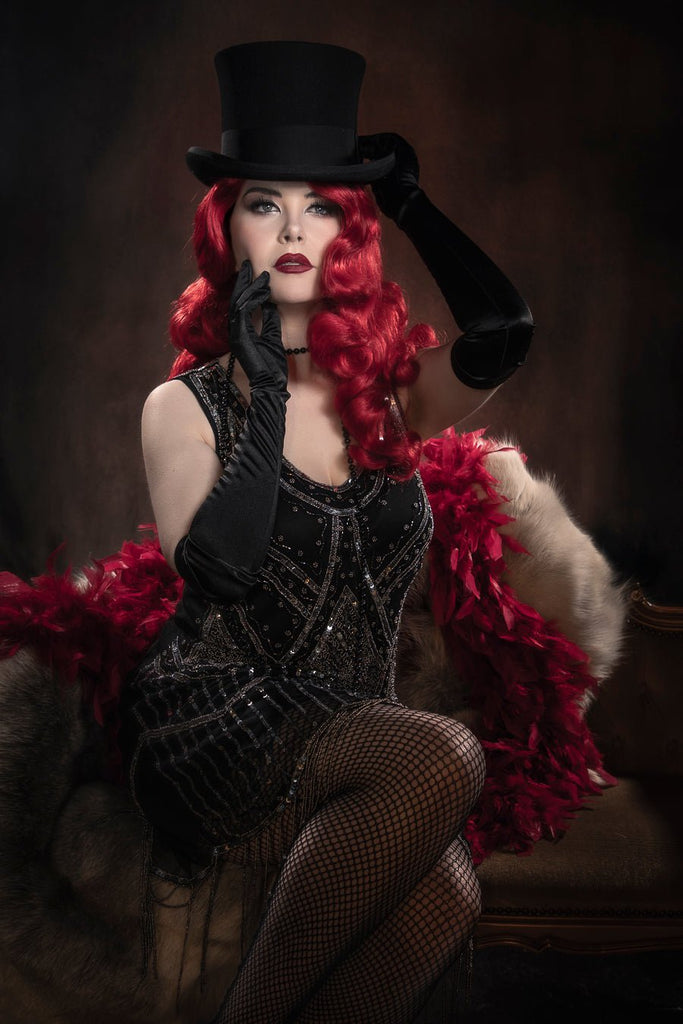 strapless open back dress Moulin Rouge ~ Satine Little Shop of Horrors Costumery & Pop-Culture  Emporium