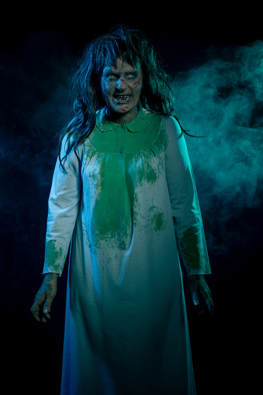 The Exorcist Regan Costume Hire Makeup and Photography, Little Shop of Horrors Costumery Mornington Melbourne